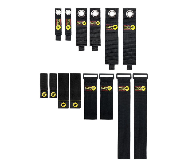 Wrap-it 14-Pack Heavy Duty and Super-Stretch Storage Straps — Main view