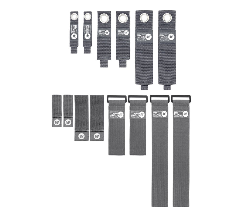Wrap-it 14-Pack Heavy Duty and Super-Stretch Storage Straps — View 7