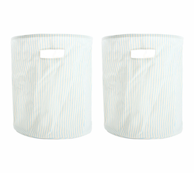 Cella Set of 2 Canvas Baskets with Drawstring Closure — Main view
