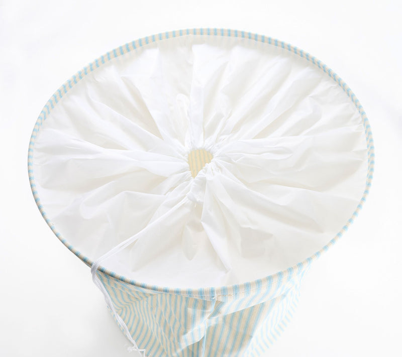 Cella Set of 2 Canvas Baskets with Drawstring Closure — View 9