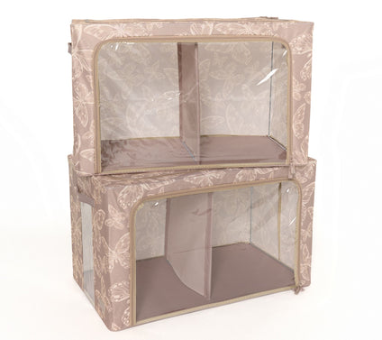 Periea Set of 2 Jumbo Boxes with Removable Dividers