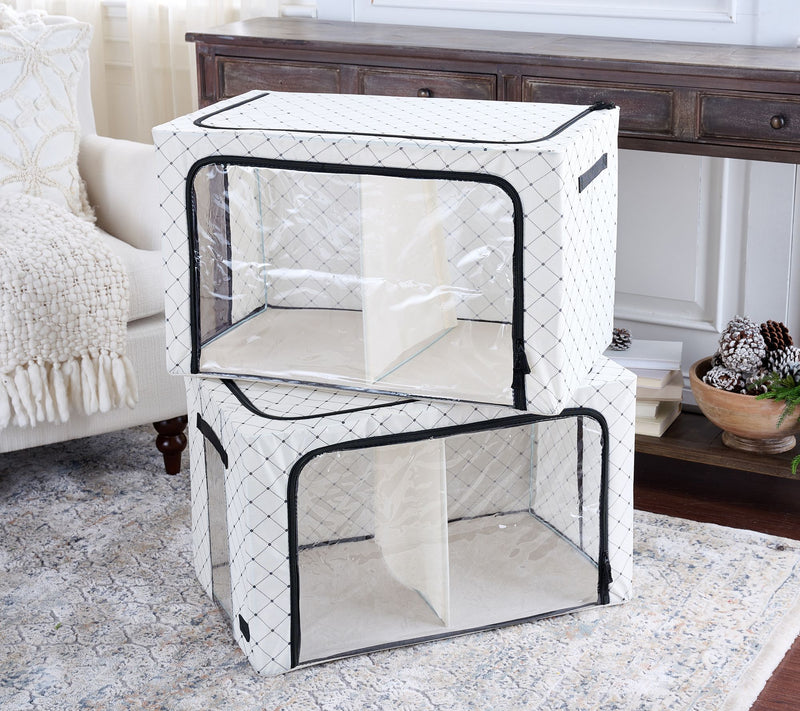 Periea Set of 2 Jumbo Boxes with Removable Dividers — View 4