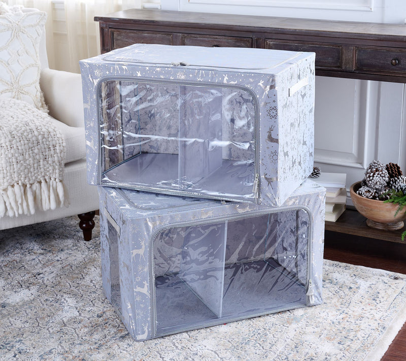Periea Set of 2 Jumbo Boxes with Removable Dividers — View 19