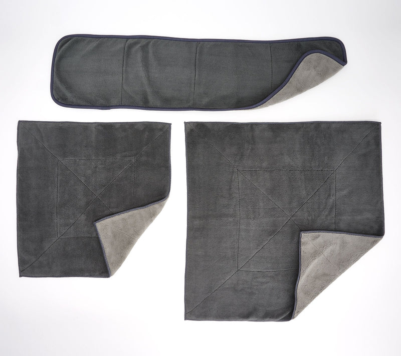 Kochblume Two- Tone Microfiber Kitchen Towels 3-Piece Set — View 6