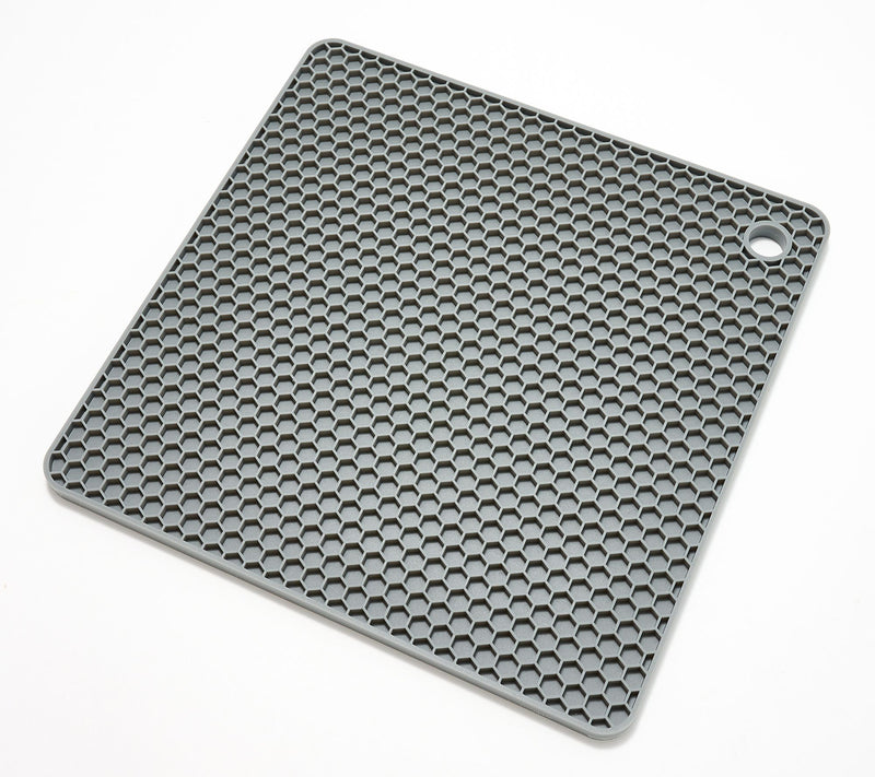 Kochblume Set of 4 Square Silicone Drying Mats w/ Silicone Sponge — View 2