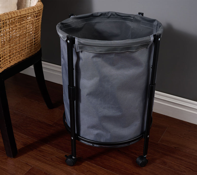 Cella Collapsible Laundry Hamper with Wheels — View 9