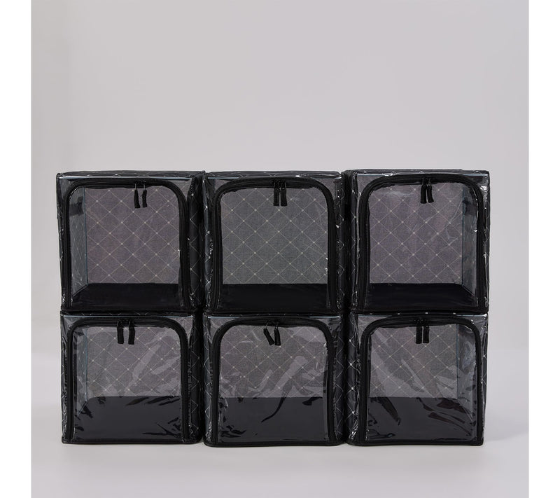 Periea Set of 6 Collapsible 10.5" Storage Cubes — View 28
