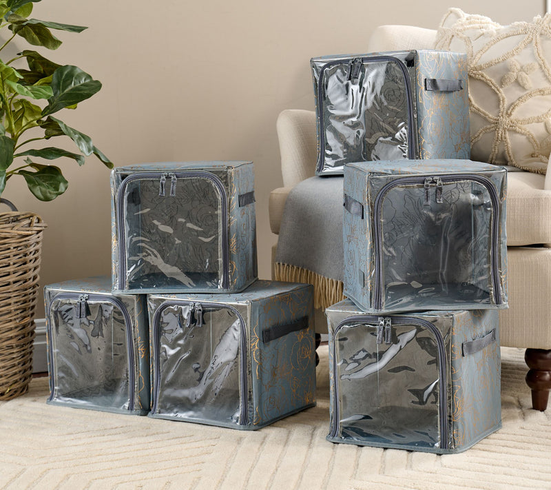 Periea Set of 6 Collapsible 10.5" Storage Cubes — View 9