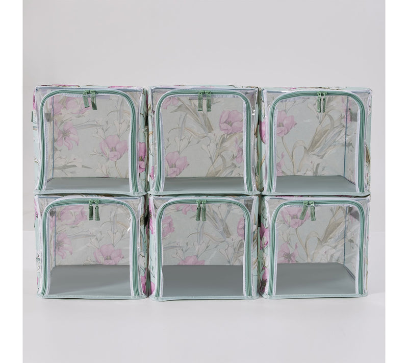 Periea Set of 6 Collapsible 10.5" Storage Cubes — View 29