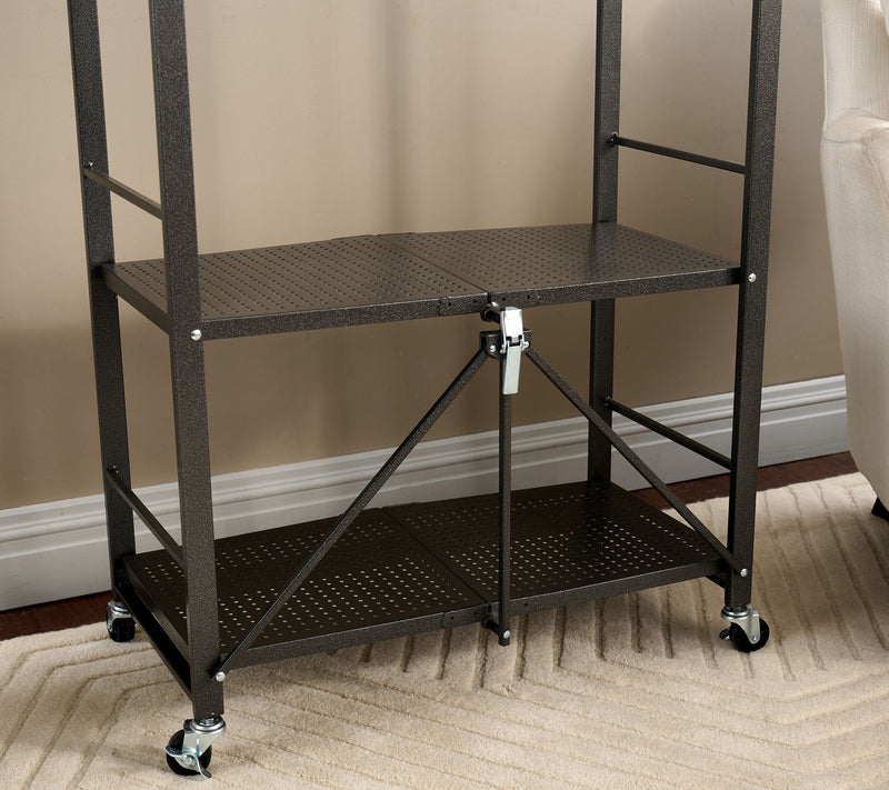 Pop-It Collapsible Hanging Rack with Shelves — View 10