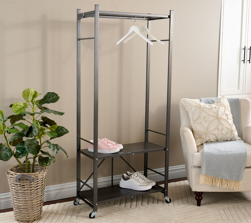 Pop-It Collapsible Hanging Rack with Shelves — View 5