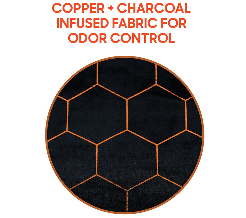 Sharper Image Calming Heat Copper and Charcoal Knee Wrap — View 2