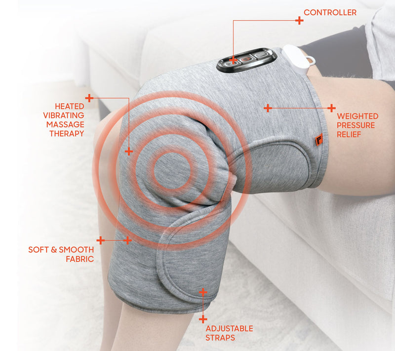Sharper Image Calming Heat Copper and Charcoal Knee Wrap — View 5