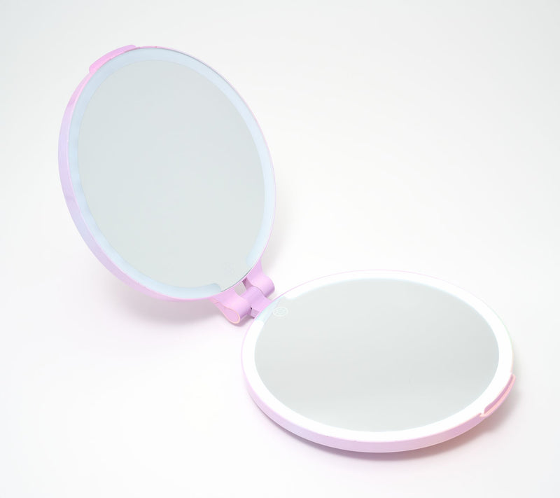Pop Sonic Luna Compact LED Mirror with 1X/7X Magnification — View 7