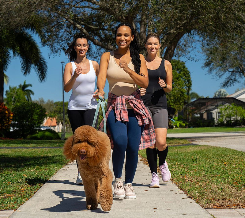 Tommie Copper Set of Scoop & High Neck Compression Tank Tops — View 13
