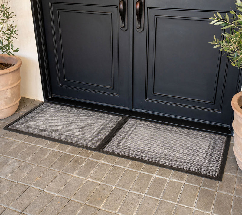 Bernini 2'x3' Aqua-Terra Indoor Outdoor Water & Dirt Trapping Mat — View 3