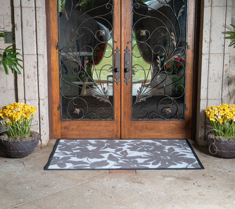 Bernini 4'x6' Aqua-Terra Indoor Outdoor Patterned Dirt Trapping Mat — View 14
