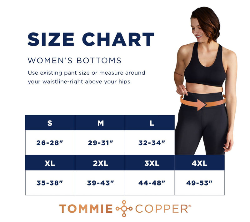 Tommie Copper High Waisted Lower Back Support Leggings — View 10