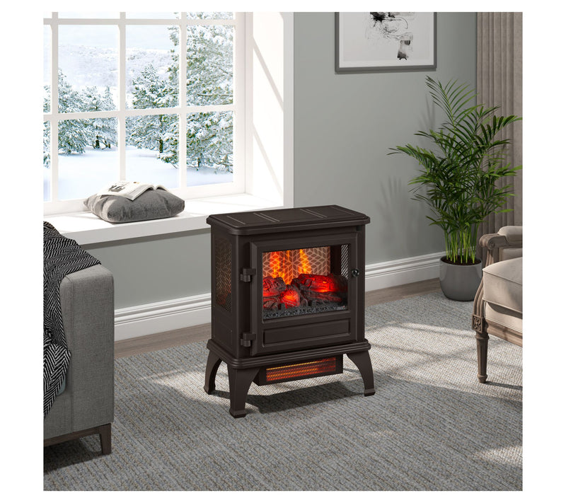 Duraflame Infrared 23" Stove Heater w/ Spectrafire 3D Color Flames — View 19