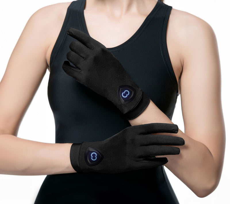 CopperVibe Rechargeable Vibration and Heat Therapy Gloves — View 4