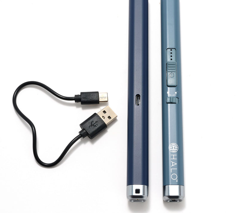 HALO Set of 3 Rechargeable Lighter Wands with Gift Boxes — View 2