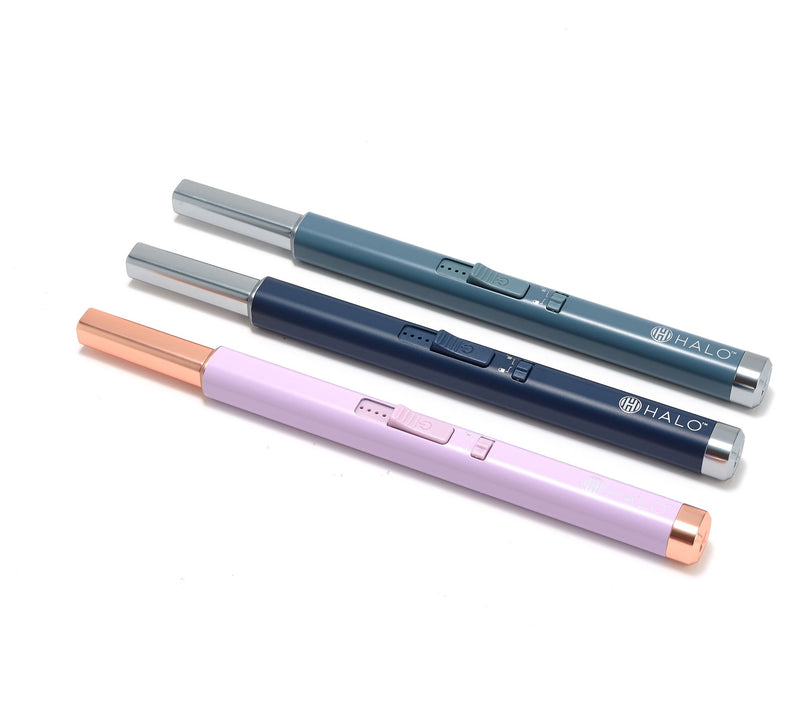 HALO Set of 3 Rechargeable Lighter Wands with Gift Boxes — Main view