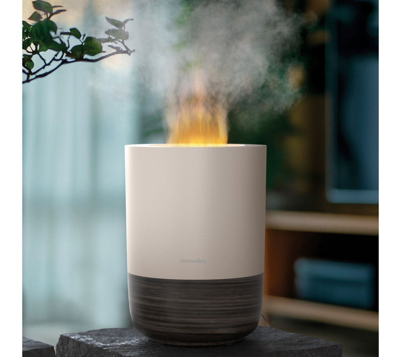 HoMedics Fireside .5 Gal Top Fill Ultrasonic Humidifier — View 3