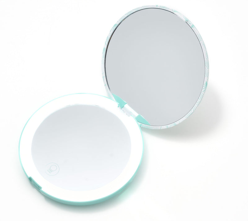 Pop Sonic Rechargeable Compact Mirror with 1X / 7X Magnification — View 4