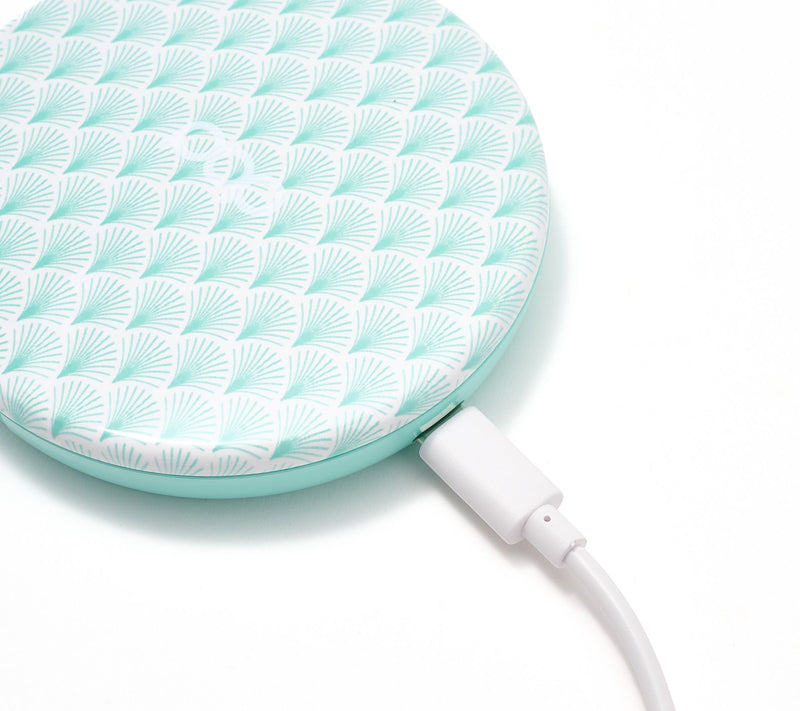 Pop Sonic Rechargeable Compact Mirror with 1X / 7X Magnification — View 5