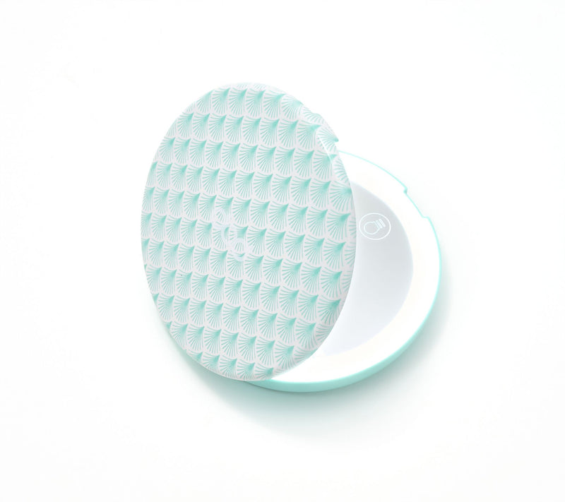 Pop Sonic Rechargeable Compact Mirror with 1X / 7X Magnification — View 3