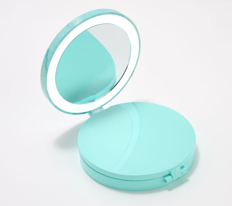Pop Sonic Rechargeable LED Tri-Fold Compact Mirror — View 11