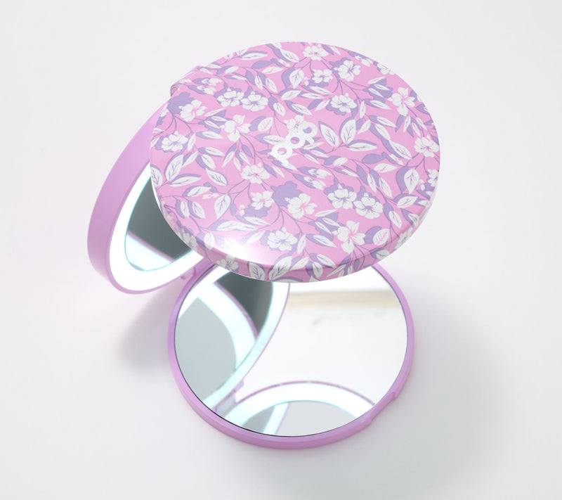 Pop Sonic Rechargeable LED Tri-Fold Compact Mirror — View 5