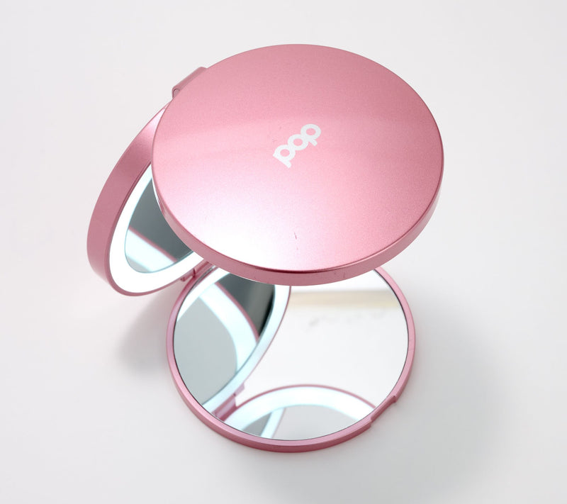 Pop Sonic Rechargeable LED Tri-Fold Compact Mirror — View 9