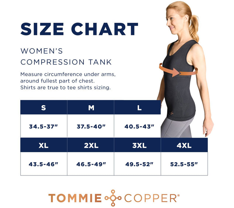 Tommie Copper Seamless Compression Tank with Built-in-Bra — View 6