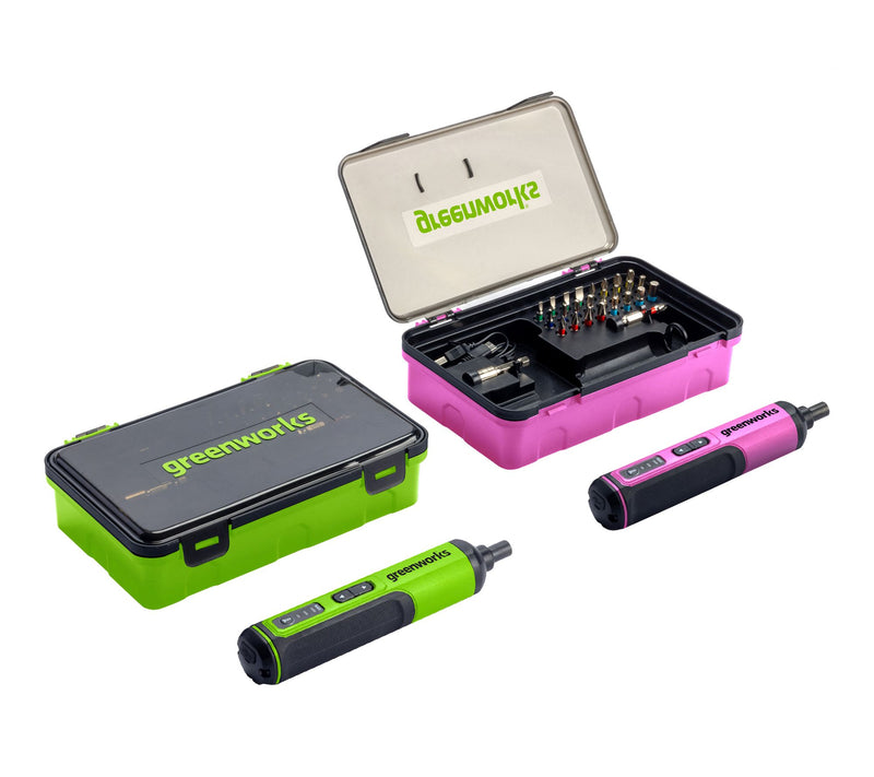 Greenworks Set of 2 4V Screwdriver with 26-Piece Acessory Kit — View 9