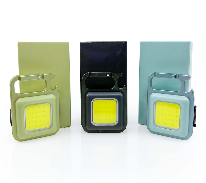Flipo Set of 3 Neutron MiniWork Lights With Carabiner Clips — Main view