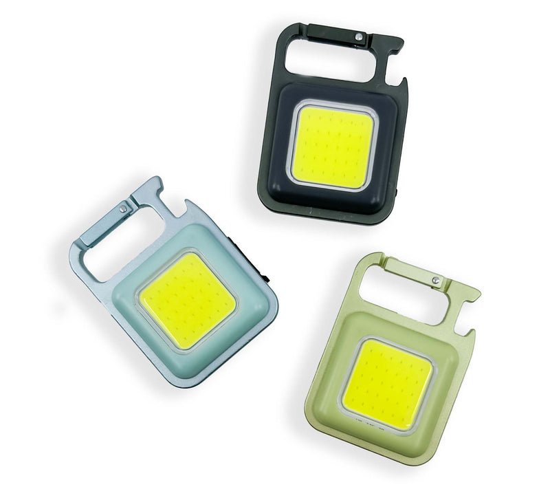 Flipo Set of 3 Neutron MiniWork Lights With Carabiner Clips — View 2