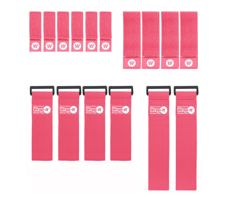 Wrap-It Storage 16-Piece Super-Stretch & Selfie Strap Bundle — View 14