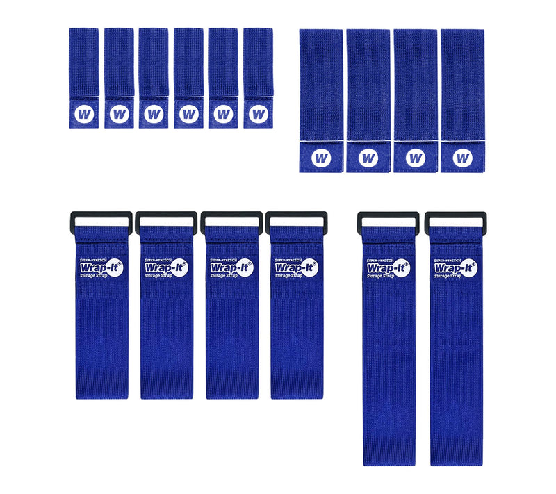 Wrap-It Storage 16-Piece Super-Stretch & Selfie Strap Bundle — Main view