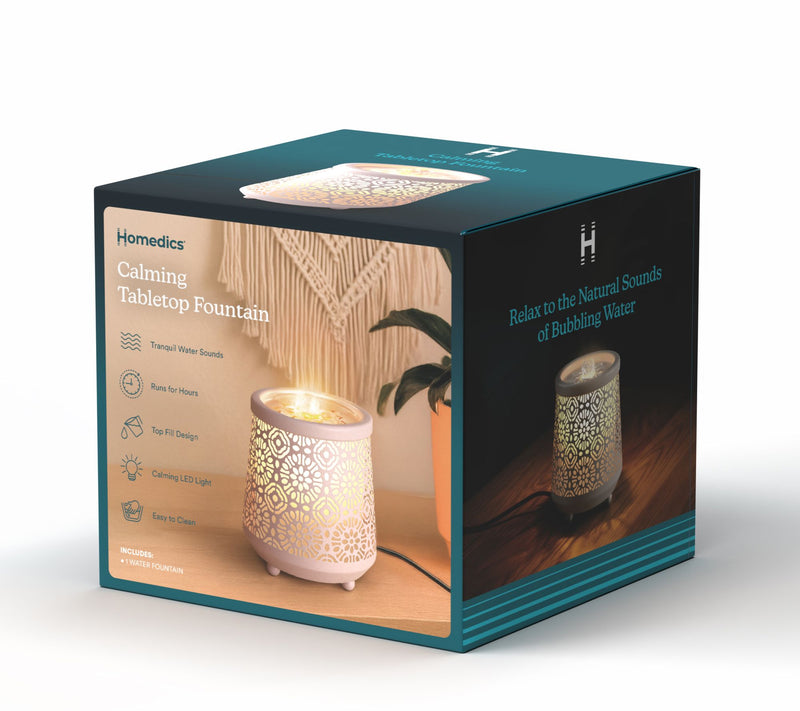 HoMedics Choice of Lightscape Tabletop Fountain — View 8