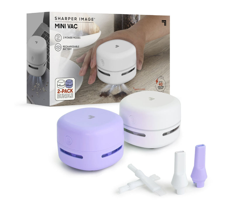 Sharper Image Set of 2 Quick Cleanup Mini Vacuums — Main view