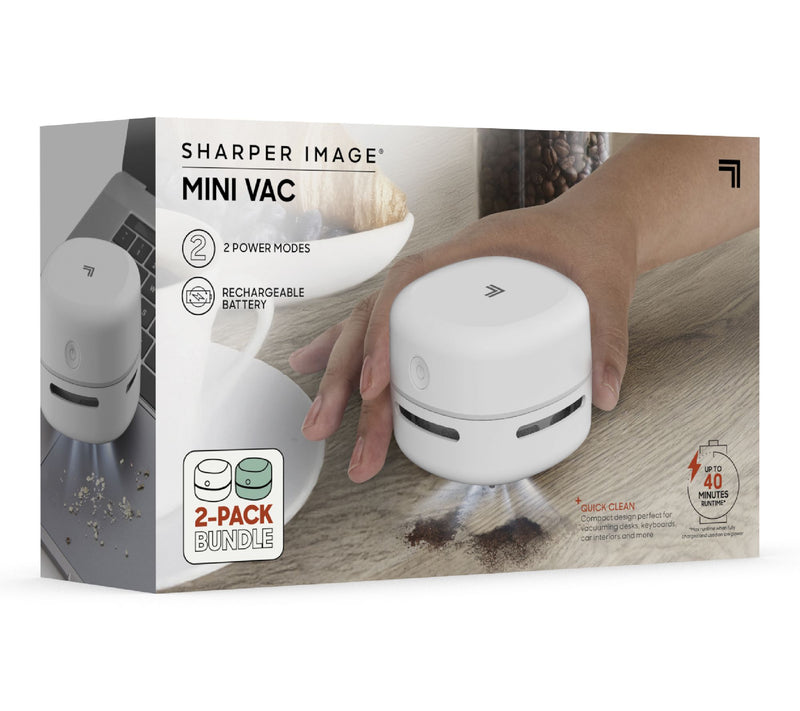 Sharper Image Set of 2 Quick Cleanup Mini Vacuums — View 2