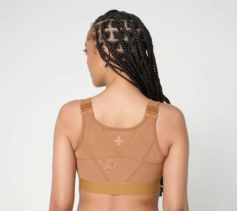Tommie Copper Posture Support Crossback Bra with Zipper — View 12