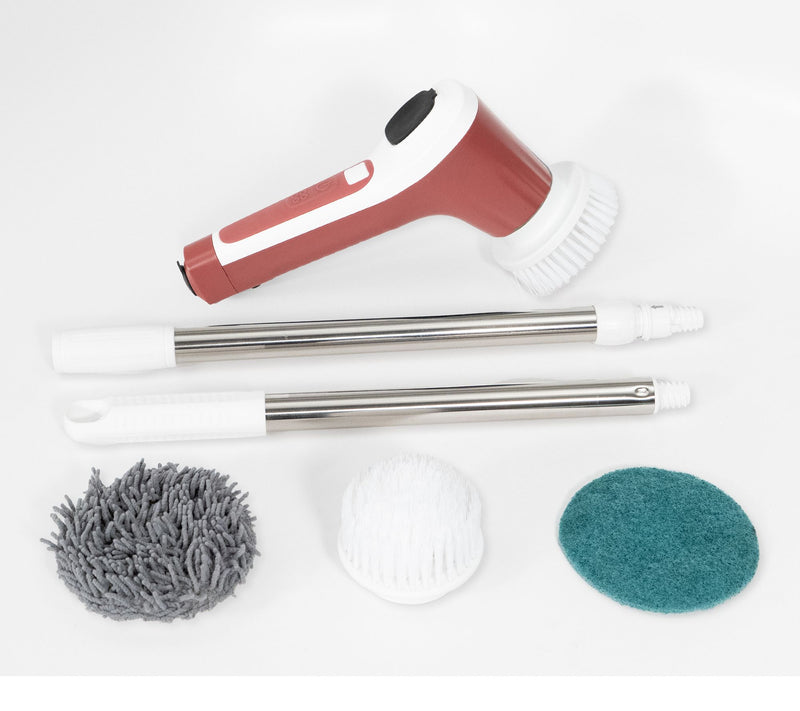 Teko Power Scrubber with Cleanser Reservoir & Power Brushes — View 13