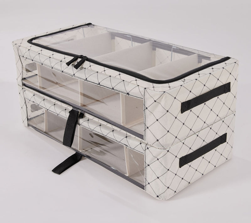 Periea Set of 2 Med Storage with Dividers and Gliders — View 15