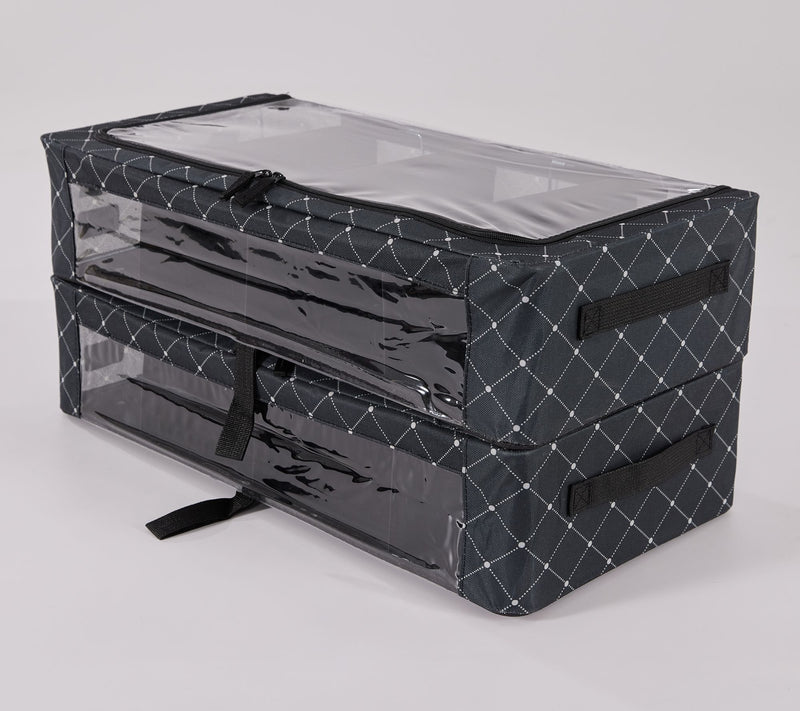 Periea Set of 2 Med Storage with Dividers and Gliders — View 18