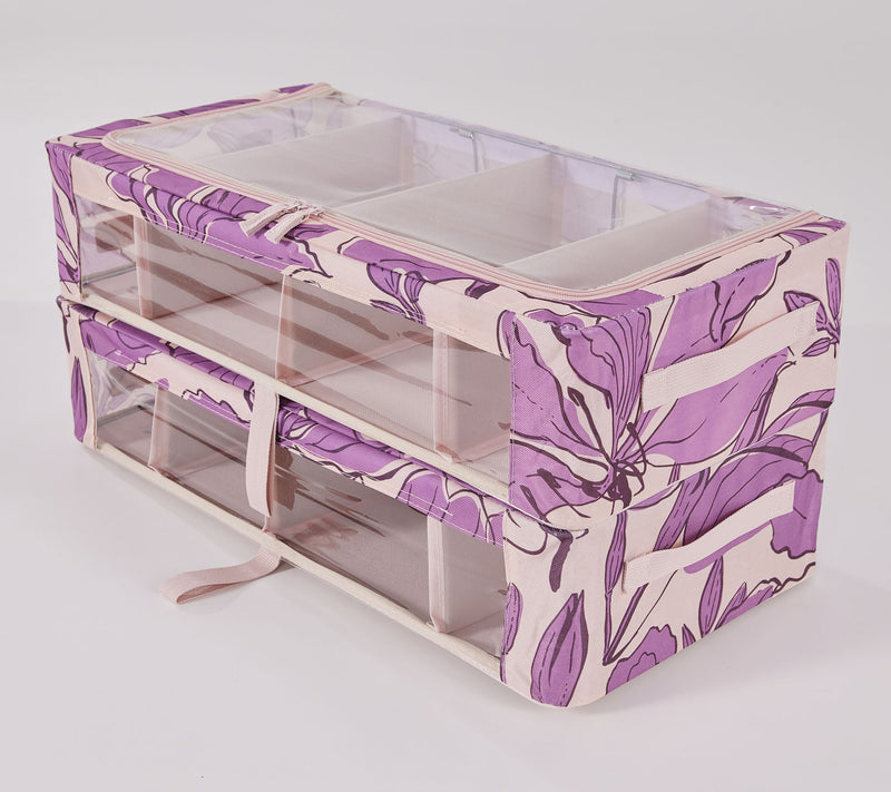 Periea Set of 2 Med Storage with Dividers and Gliders — View 20