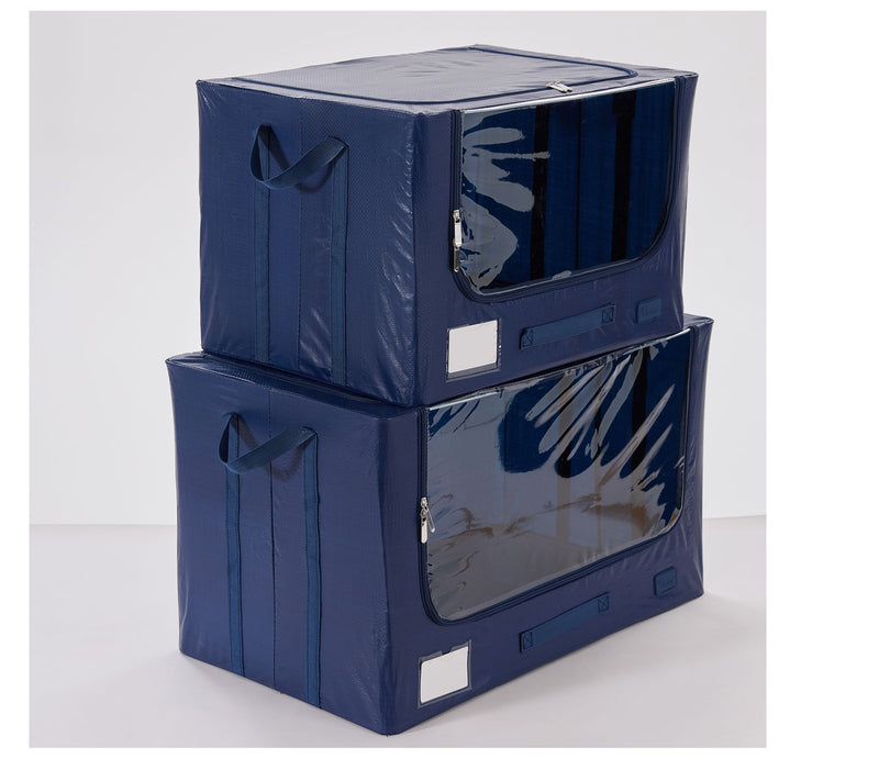 Periea Set of 2 Large and Jumbo Tarp Storage Boxes — View 8