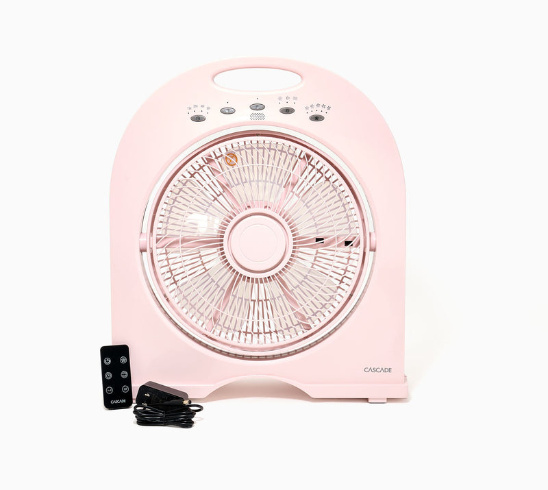 Cascade Capri 12" Cordless Rechargeable Fan with Remote — View 9
