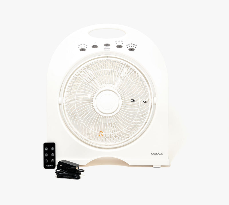 Cascade Capri 12" Cordless Rechargeable Fan with Remote — View 13